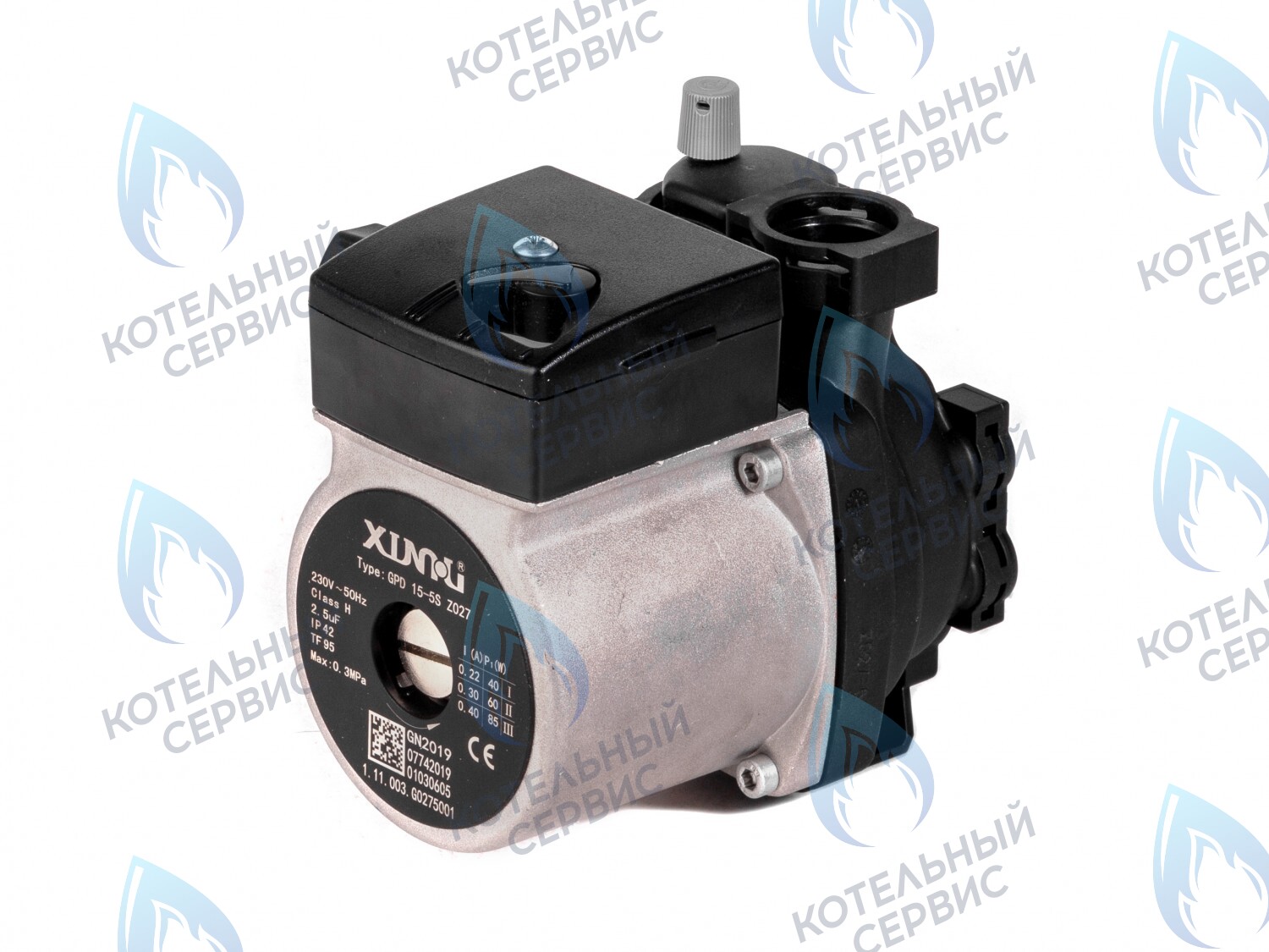 A00310 Циркуляционный насос XinHu GPD15-5S-Z027 (I:40w II:60w III:85w) HAIER F21S(T), HEC (10010013, 0530002961) в Екатеринбурге	