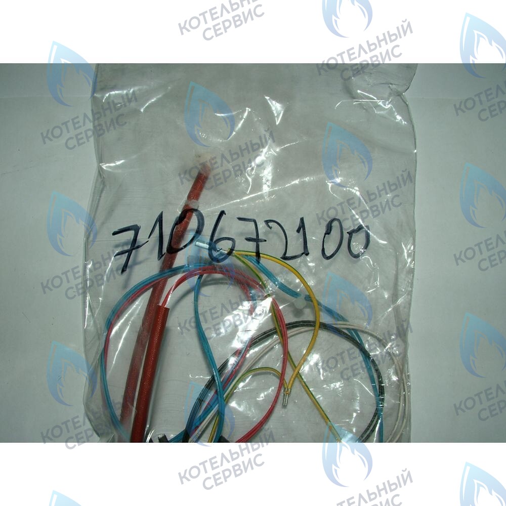 710672100 Проводка электрическая низковольтная (разъем платы x4 к модулятору, датчику NTC, гидр. прессостату, термостату перегрева) BAXI в Екатеринбурге	