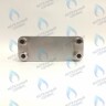 ES190W-000-12F-CH Теплообменник ГВС вторичный 12 пластин  VAILLANT atmoMAX/turboMAX VUW (065131, 065110, 065123) в Екатеринбурге	