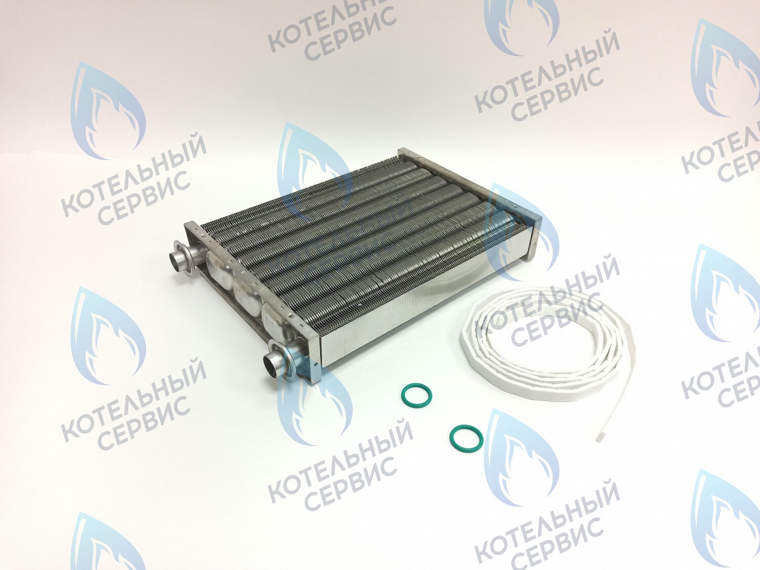 EM051-250 Теплообменник основной (первичный) Navien (с белыми прокладками в комплекте) Deluxe 35-40K, Deluxe Plus 35-40K, Ace 35-40K, Prime Coaxial 35-40K, Smart Tok Coaxial 35K в Екатеринбурге	