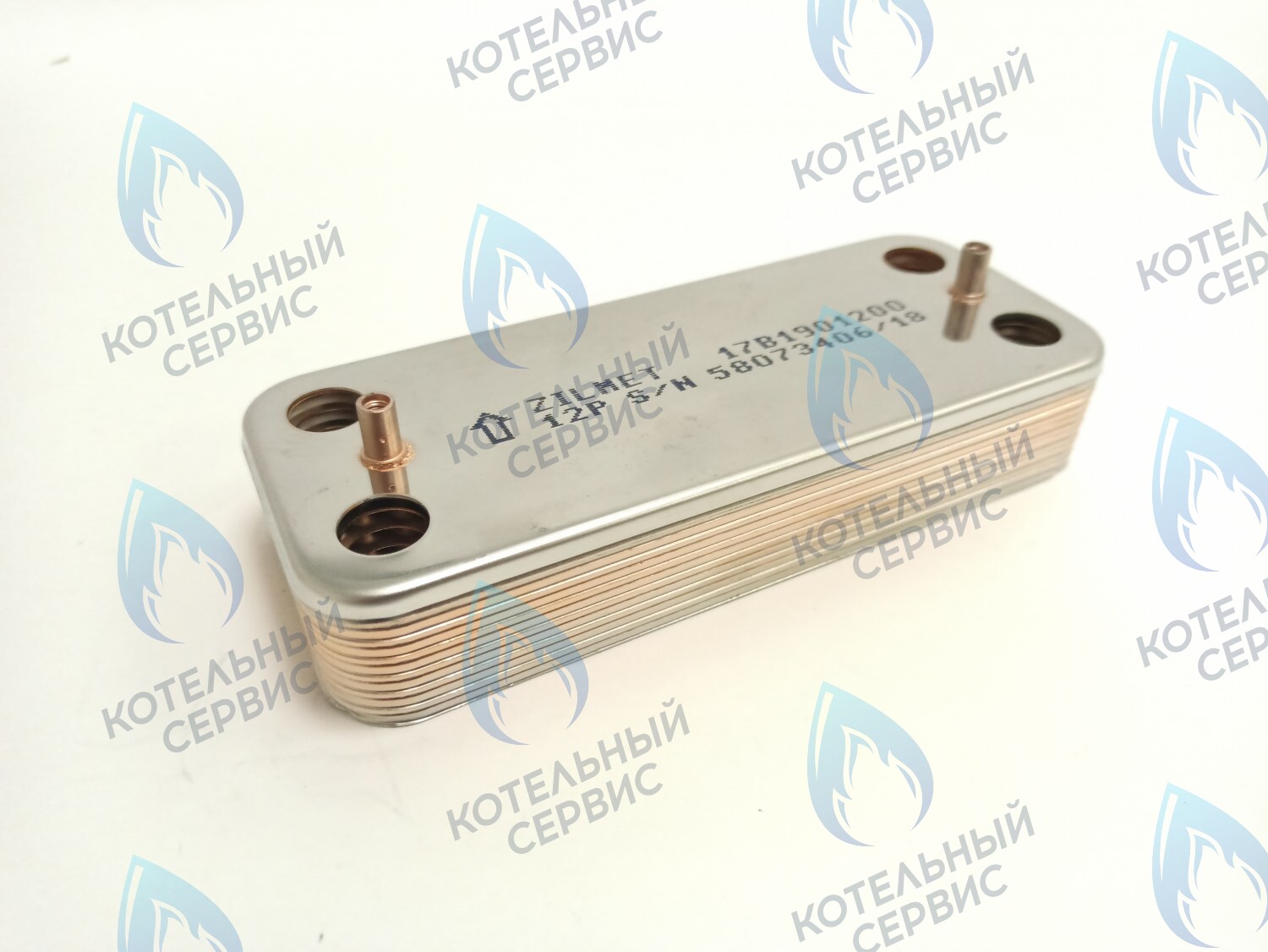 ES190P-148-12F-ZM Теплообменник ГВС ZILMET вторичный 12 пластин (17B1901200) в Екатеринбурге	