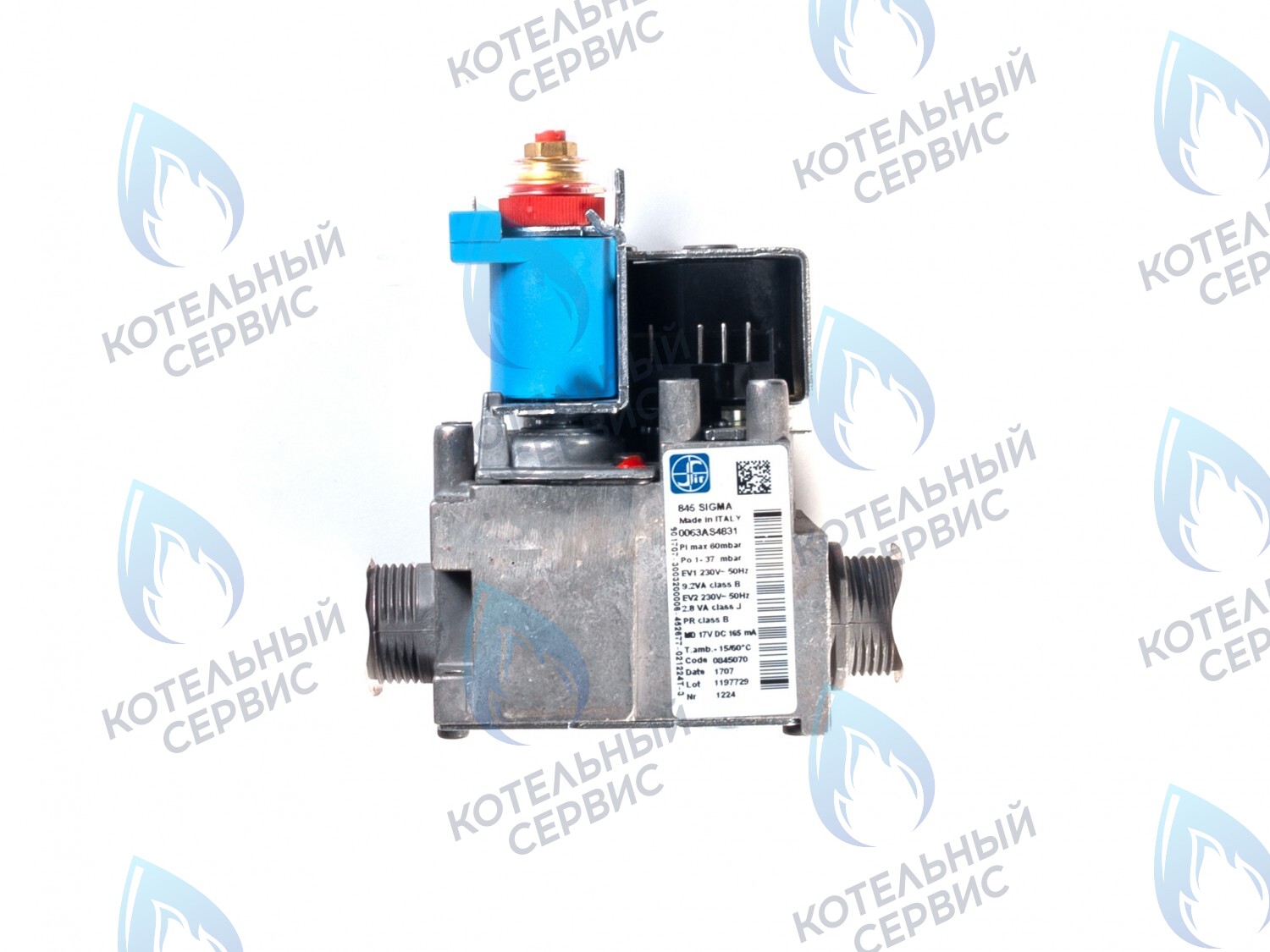GV001 Газовый клапан SIT SIGMA 845 220VAC (переменный ток) PROTHERM (0020023213, 0020118636), ARISTION (65100516), FONDITAL, NOVA FLORIDA, ALPHATHERM (6VALVGAS04), ELECTROLUX (AA10021021, BI1093 104) и др. в Екатеринбурге	