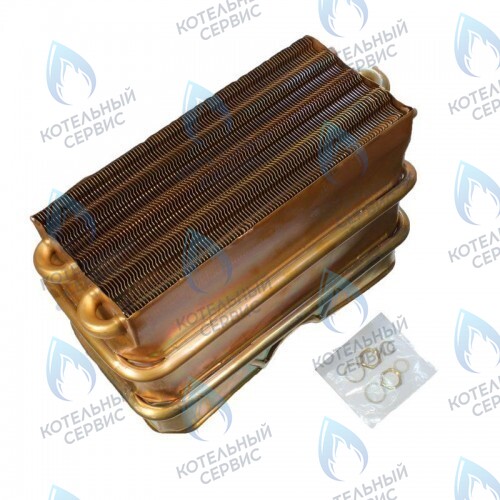 87054063230 Теплообменник U032-24K/ZS24-2 DH/ZW24-2 DH BOSCH в Екатеринбурге	