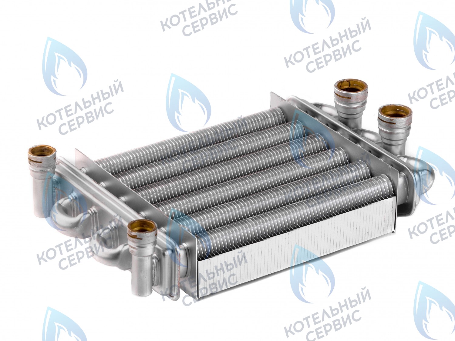 02-4011 Теплообменник битермический 198мм GAZECO 18-T1/C1 (с 05.2016) в Екатеринбурге	