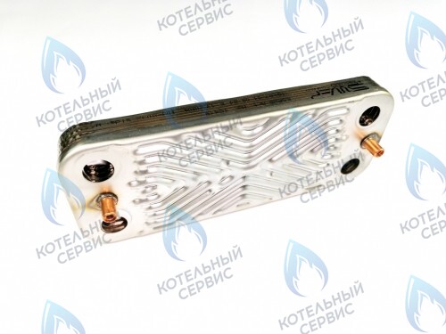 H3101081334010 Теплообменник ГВС (вторичный) 8 пластин 7021820018 ECO  FEDERICA BUGATTI в Екатеринбурге	