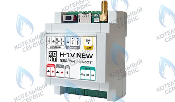 ML00005890 Термостат (контроллер) ZONT H-1V NEW (GSM/Wi-Fi, DIN) в Екатеринбурге	