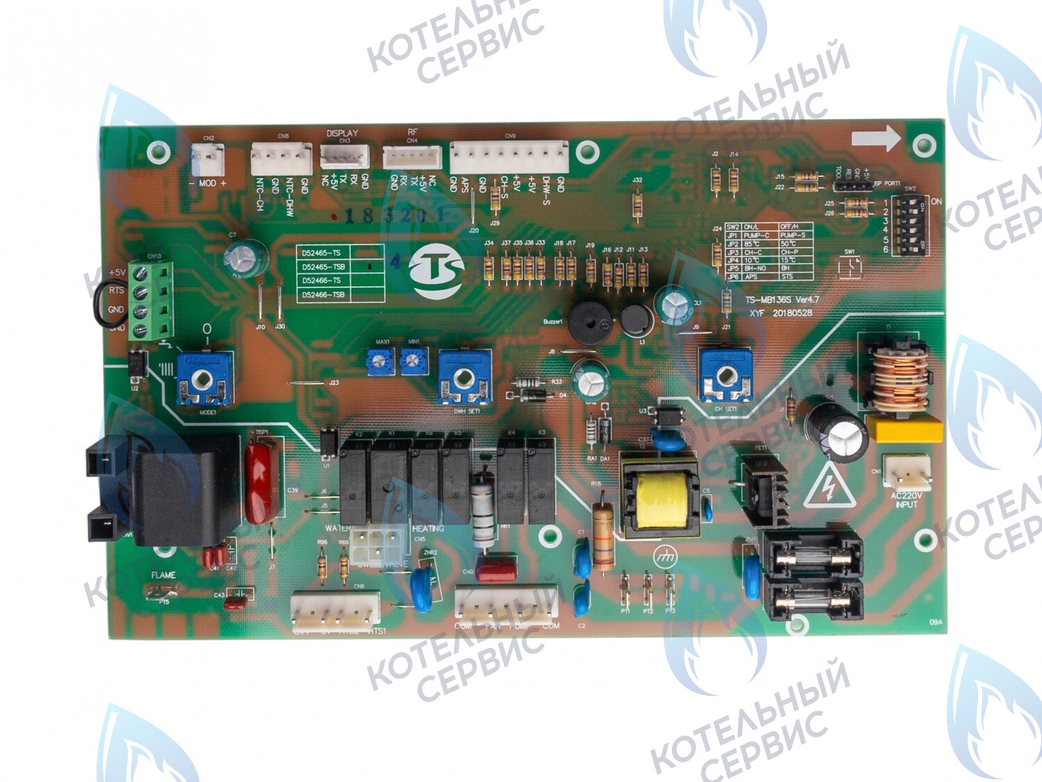 CB031 Плата управления (универсальная) GAZLUX/GAZECO 18кВт (для всех моделей, для 24кВт нужен новый дисплей)  (05-2050-04) в Екатеринбурге	