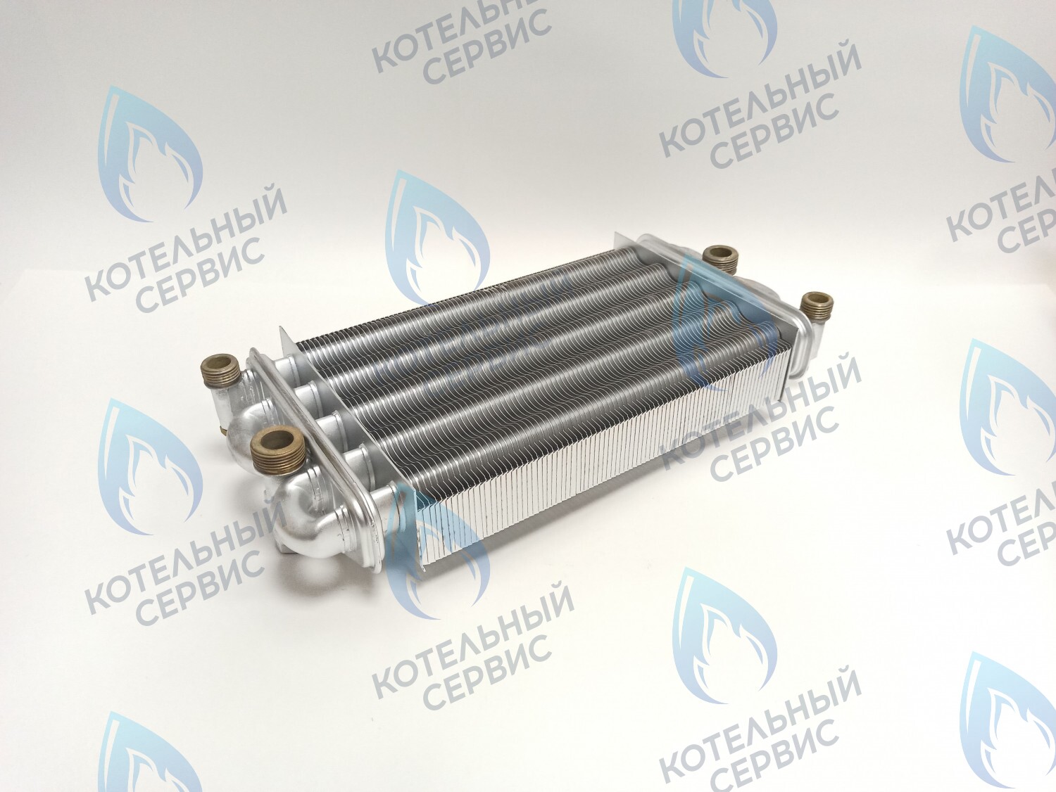 EB051-270 Битермический теплообменник FONDITAL, NOVA FLORIDA, ALPHATHERM,  PROTHERM (в комплекте есть заглушка для одного отверстия) 6SCAMBIM03, 0020025297 в Екатеринбурге	