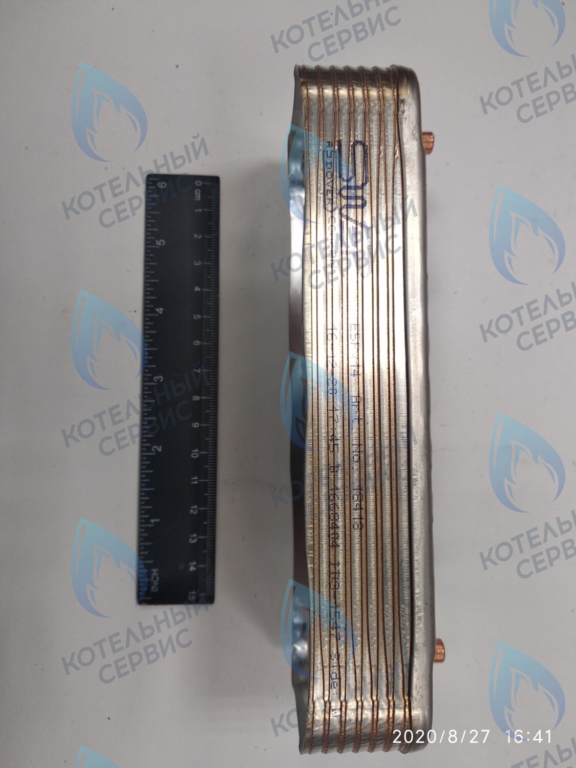 63041310441P Теплообменник ГВС пластинчатый вторичный 14 пластин (PLATE HEAT EXCHANGER) BAXI в Екатеринбурге	