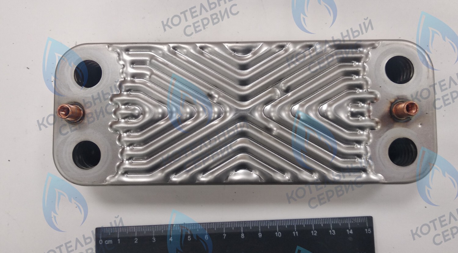 63041310441P Теплообменник ГВС пластинчатый вторичный 14 пластин (PLATE HEAT EXCHANGER) BAXI в Екатеринбурге	