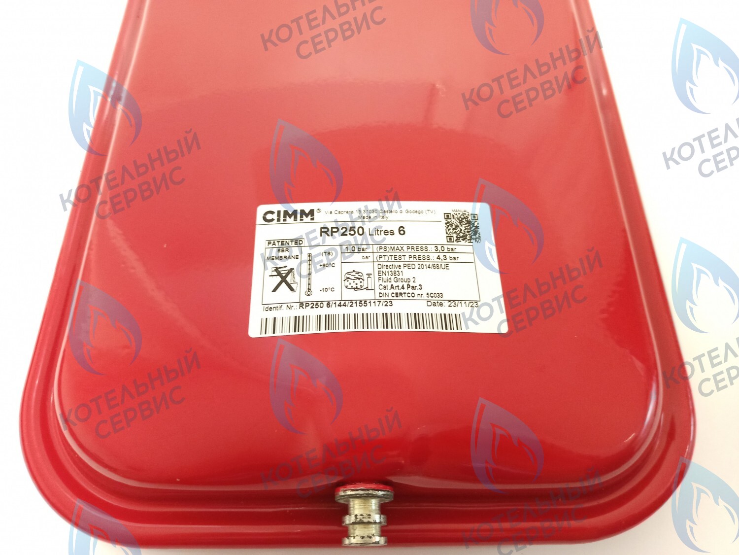 ET029-06L-CM Расширительный бак 6л (плоский) клипса Baxi MAIN-5 14-24 F (710471200) в Екатеринбурге	