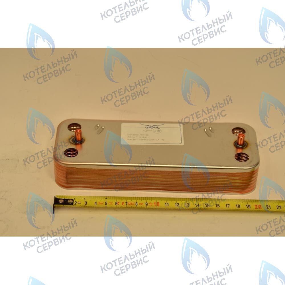 711613000 Теплообменник ГВС пластинчатый вторичный на 14 пластин ( с августа 2014 года) BAXI в Екатеринбурге	