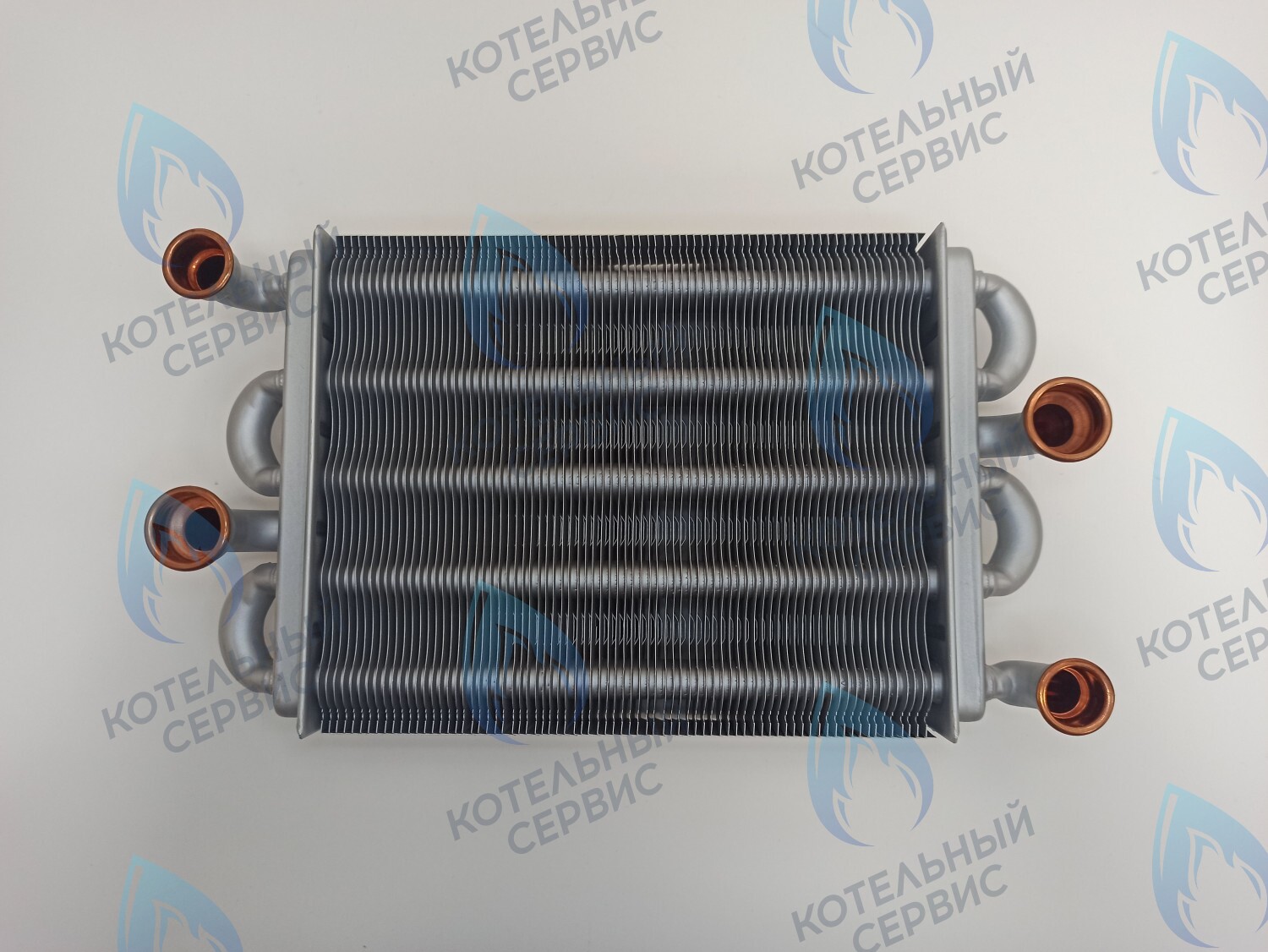 EB041-225-V Теплообменник битермический Valmex 225мм Ferroli Domina F 11-20 N, DOMIproject F 24 D (39837660, 39837665, 37405340) в Екатеринбурге	