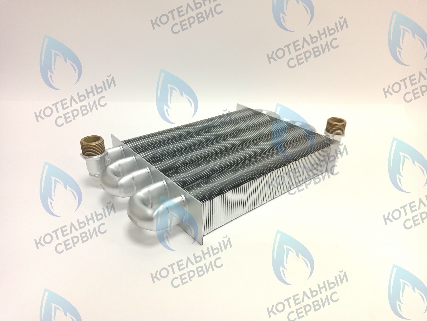 EM043-230 Теплообменник первичный (основной) (крепление - резьба) FERROLI FORTUNA PRO (398063900), KoreaStar Premium 10-24E (KS90263900) в Екатеринбурге	