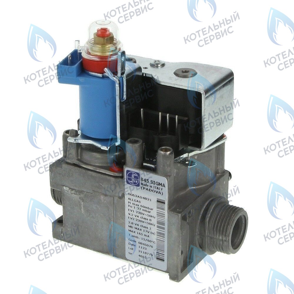 398000001 Газовый клапан Sigma 845 (запорная 220V - модулирующая 17V голубая) Ferroli Arena (RU) в Екатеринбурге	