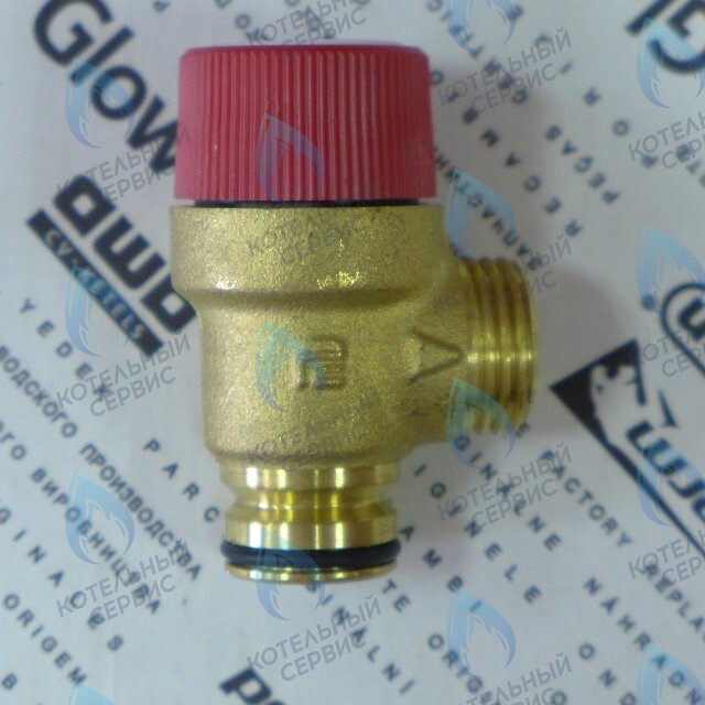 EV030-01-PR Клапан сбросной предохранительный 300кПа 1/2" (Protherm Пантера Леопард V17 0020035129, BAXI ECO FOUR, GAZLUX, GAZECO, HEC) в Екатеринбурге	