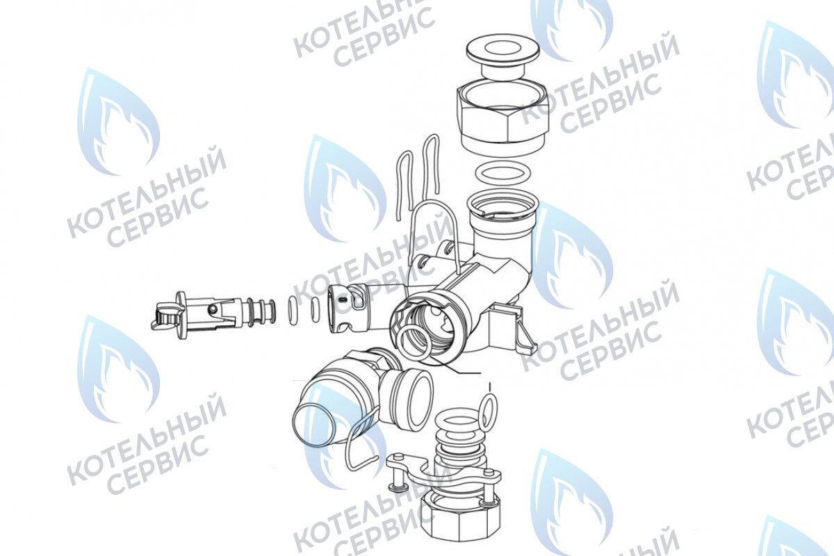 87160108960 Патрубок обратной гидролинии BOSCH в Екатеринбурге	