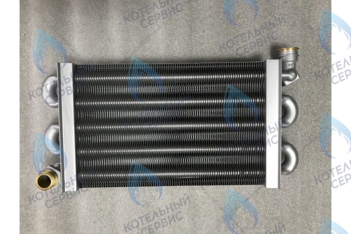 7817484 Теплообменник 85 FIN Viessmann Vitopend WH0A, WHO, WHEA (турбированные версии) в Екатеринбурге	