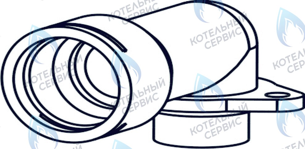 3040277 Угольник трехходового клапана  CELTIC-DS PLATINUM (все модели) (3040277) в Екатеринбурге	