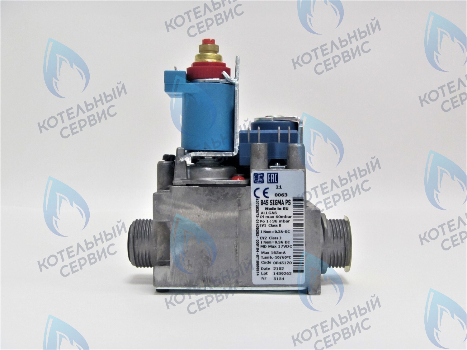 GV010 Газовый клапан SIT 845 SIGMA PS (code 0845120) BUDERUS U072, BOSCH WBN6000, GAZ 2500F (87186439430) в Екатеринбурге	