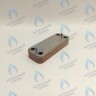 ES190P-154-12F-CH Теплообменник ГВС вторичный 12 пластин  VIESSMANN VITOPEND WH1D, VITODENS WB1B​ (7828745), LEMAX​ (105759) в Екатеринбурге	