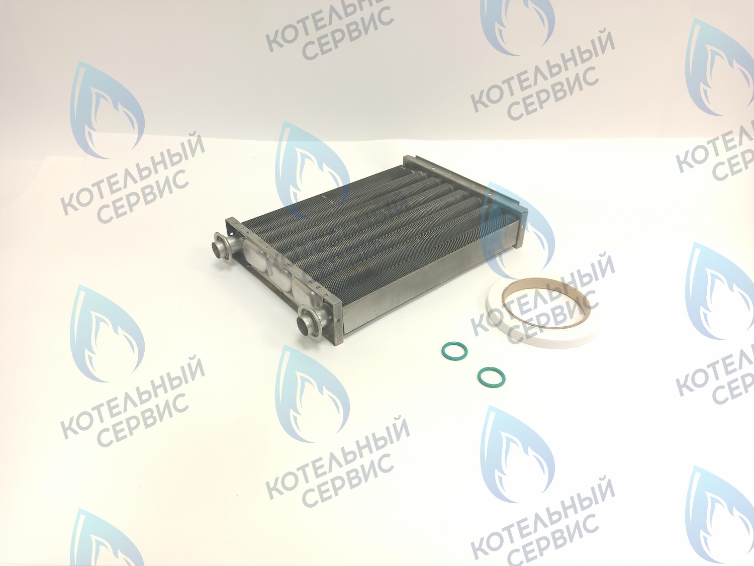 EM052-250 Теплообменник основной (первичный) Navien (с белыми прокладками в комплекте) Deluxe S/C/One 35K в Екатеринбурге	