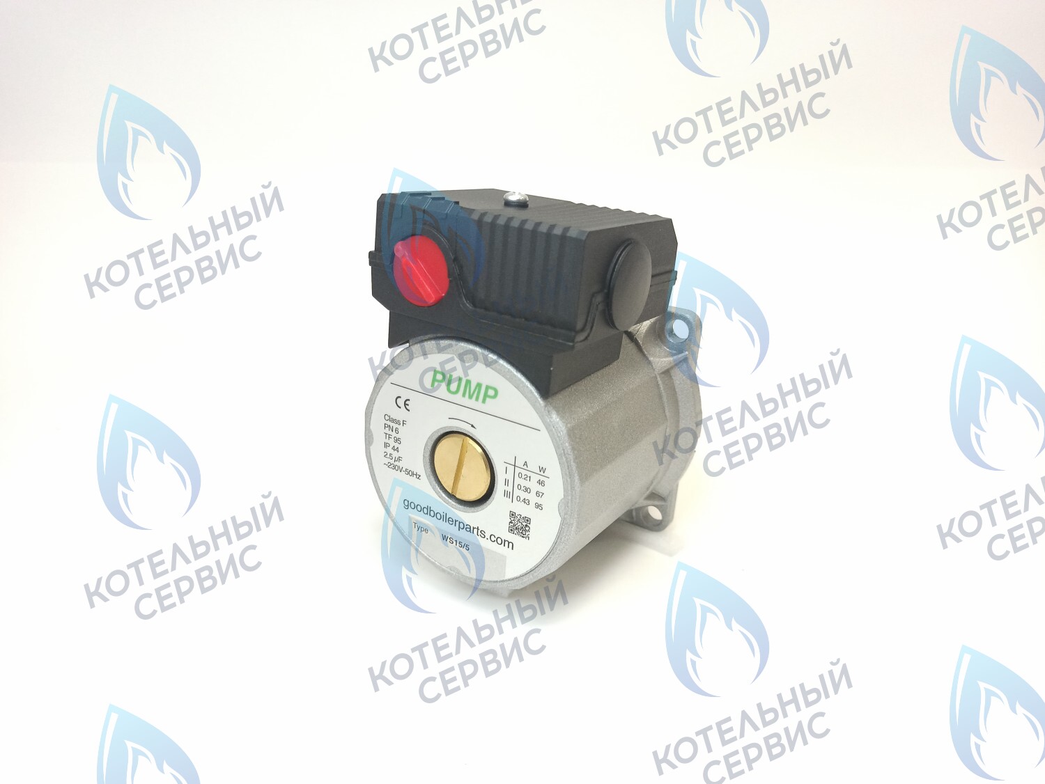 PH-W21CW50-GW95 Двигатель насоса PUMP WS15/5 (без улитки) (по часовой стрелке) 15/5 (замена WILO KSL/NFSL 15/5) в Екатеринбурге	