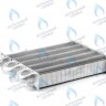 398002570 Теплообменник первичный (основной) (крепление - клипсы) Ferroli Fortuna Pro F13-F24 (398002570,398615500) в Екатеринбурге	