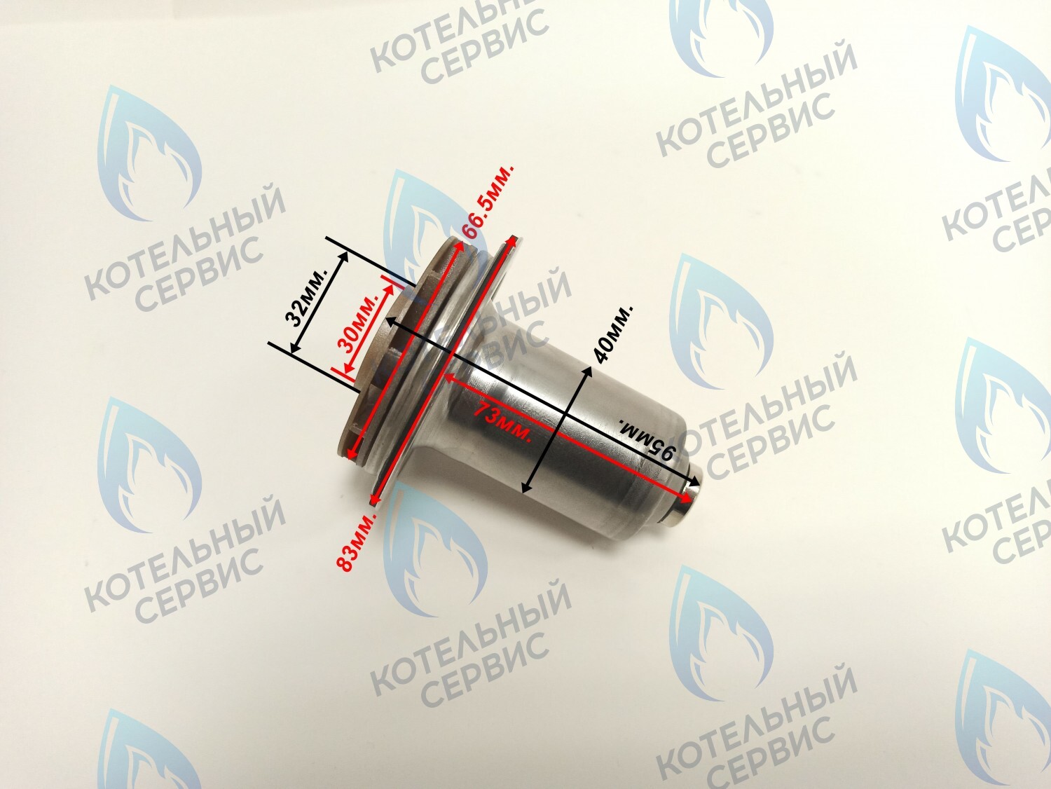 PPR-G30CCW-G40-66-02 Втулка ротор насоса (против часовой стрелки) Grundfos 15-50, 75W (легко входит) в Екатеринбурге	