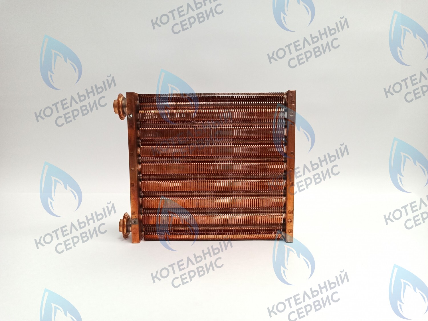 EM052-195-02 Теплообменник основной (первичный) (МЕДНЫЙ) Navien (с белыми прокладками в комплекте) Deluxe Е 10-24K (30021953A) в Екатеринбурге	