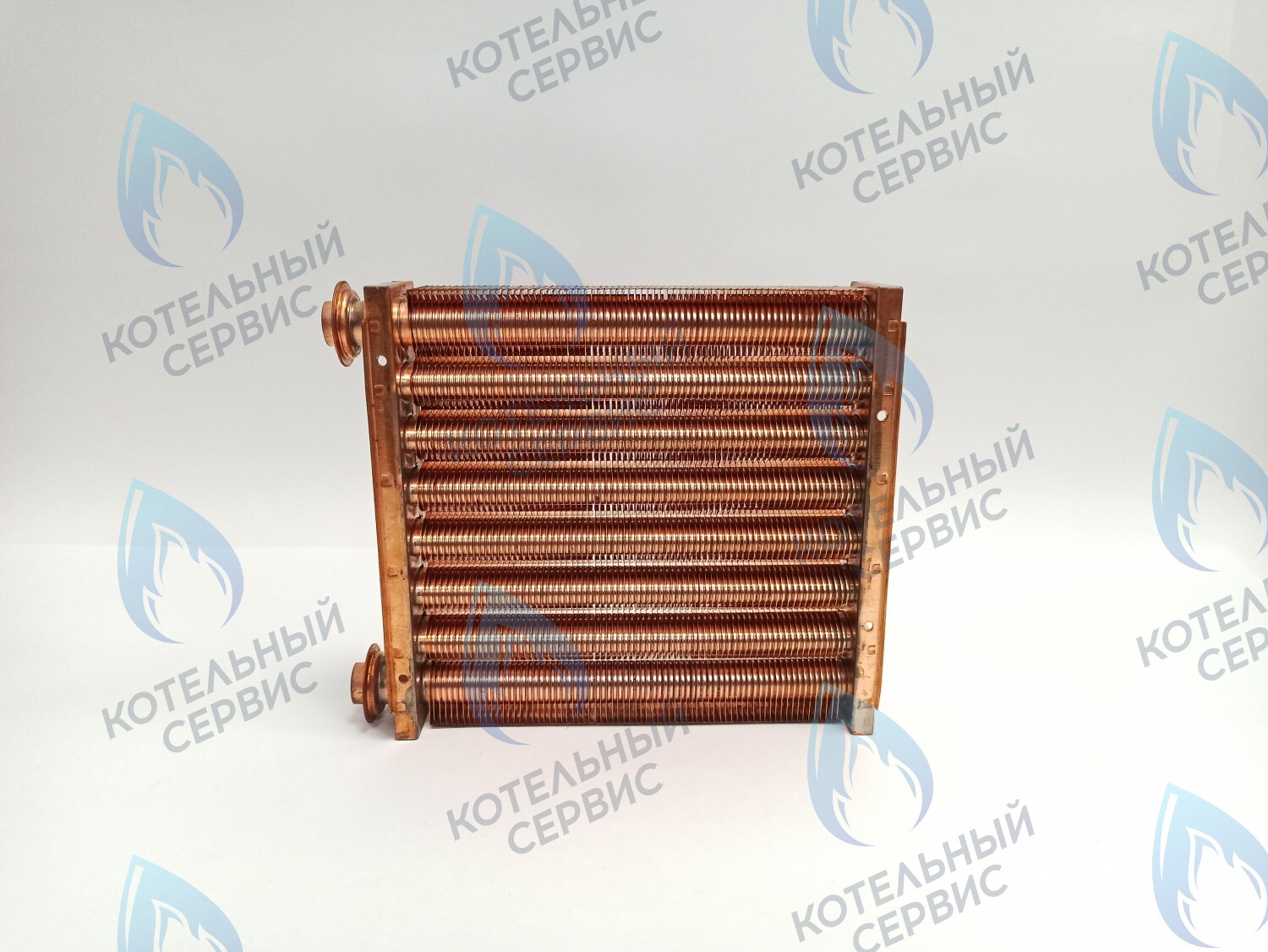 EM052-195-02 Теплообменник основной (первичный) (МЕДНЫЙ) Navien (с белыми прокладками в комплекте) Deluxe Е 10-24K (30021953A) в Екатеринбурге	