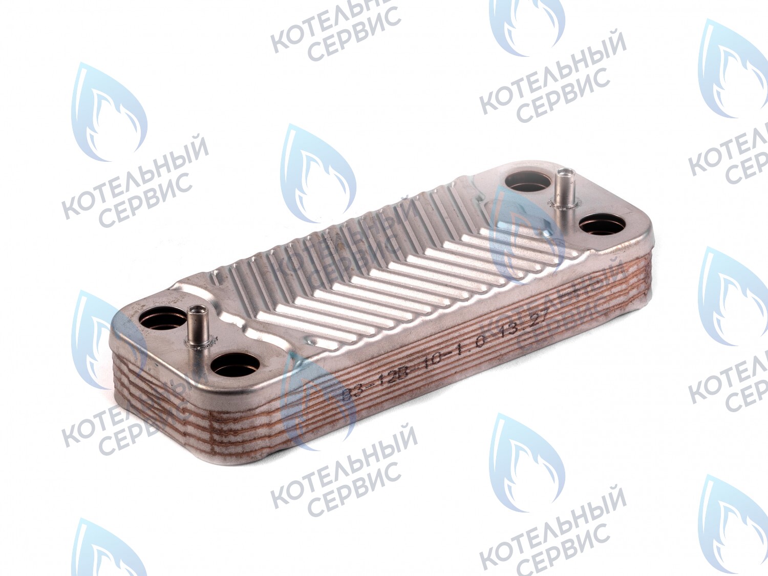 L47242 Вторичный теплообменник（ГВС）18кВт optima (10 пластин, для котлов после 07/2013) (по диагонали) ROC в Екатеринбурге	