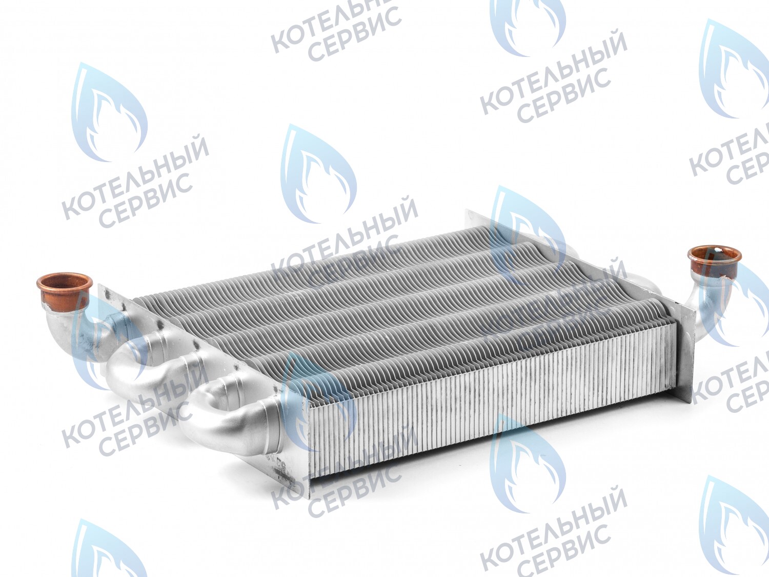 902607270 Теплообменник первичный (основной) (крепление - клипсы) FERROLI FORTUNA PRO (398002570, 902607270) в Екатеринбурге	