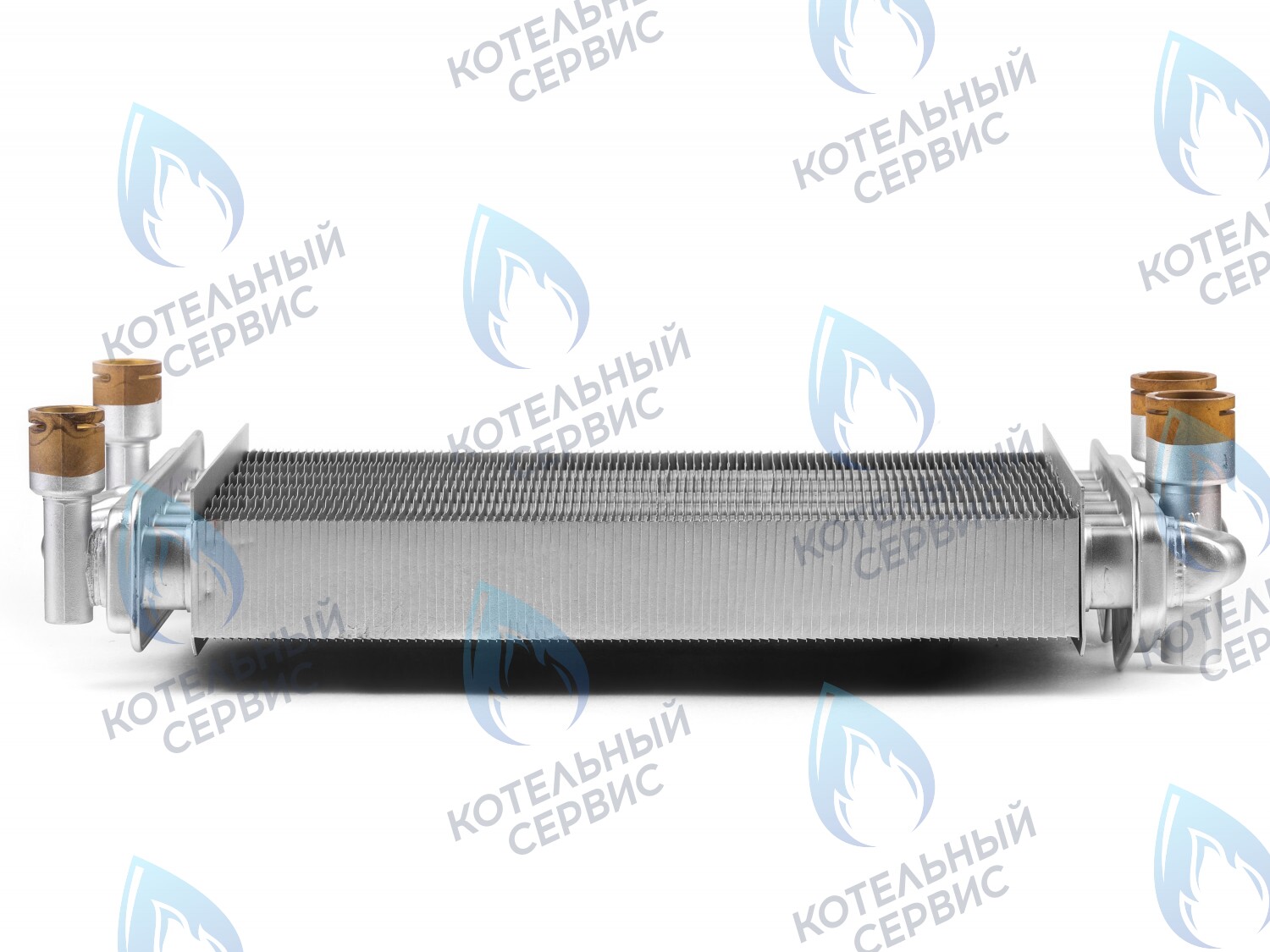 EB011-260 Теплообменник битермический 260мм 24кВт  Gazeco 24-T1/-C1 (до 05.2016) (02-4002), ROC(L44626) в Екатеринбурге	