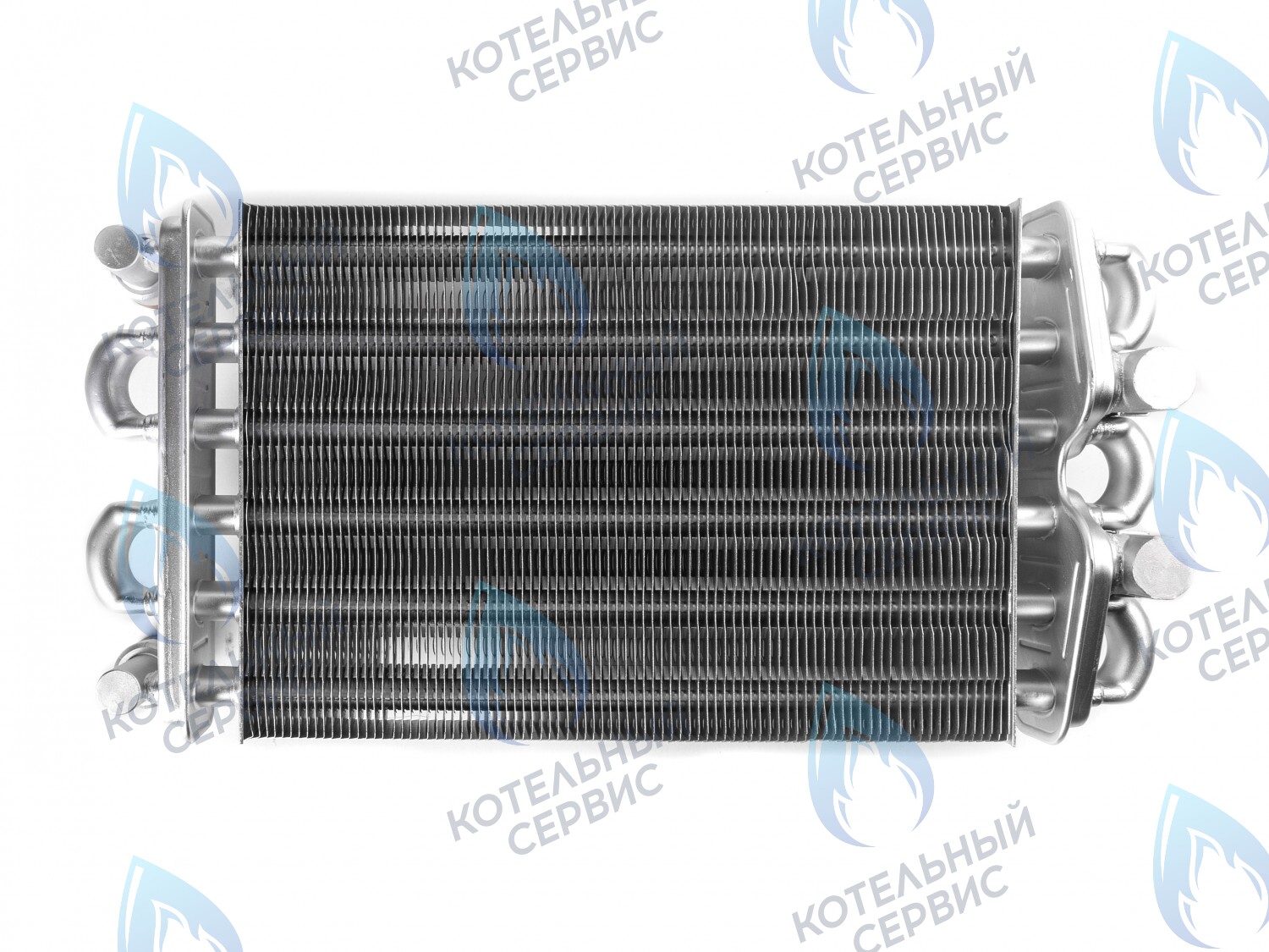 EB011-260 Теплообменник битермический 260мм 24кВт  Gazeco 24-T1/-C1 (до 05.2016) (02-4002), ROC(L44626) в Екатеринбурге	