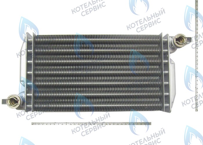 608550 Теплообменник основной BAXI ECO, LUNA JJJ000608550 (612330) в Екатеринбурге	