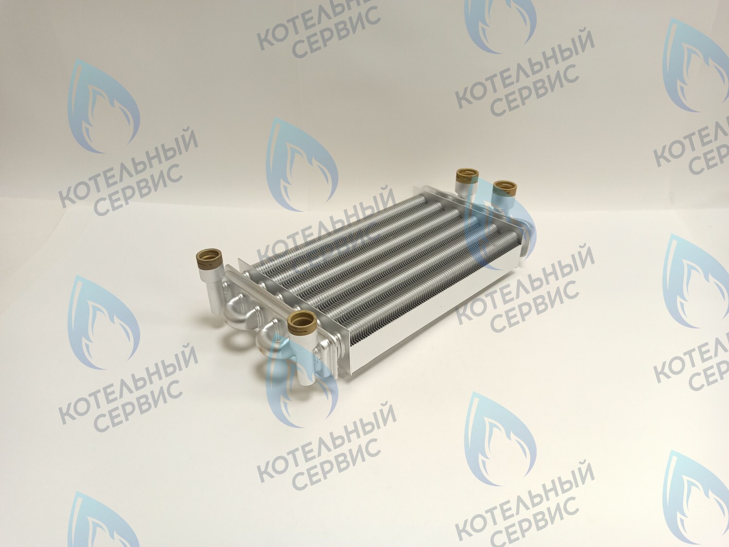 EB011-290 Теплообменник битермический 24 кВт 290мм GAZLUX Standart 24-T-1/-C-1 (02-2002) в Екатеринбурге	
