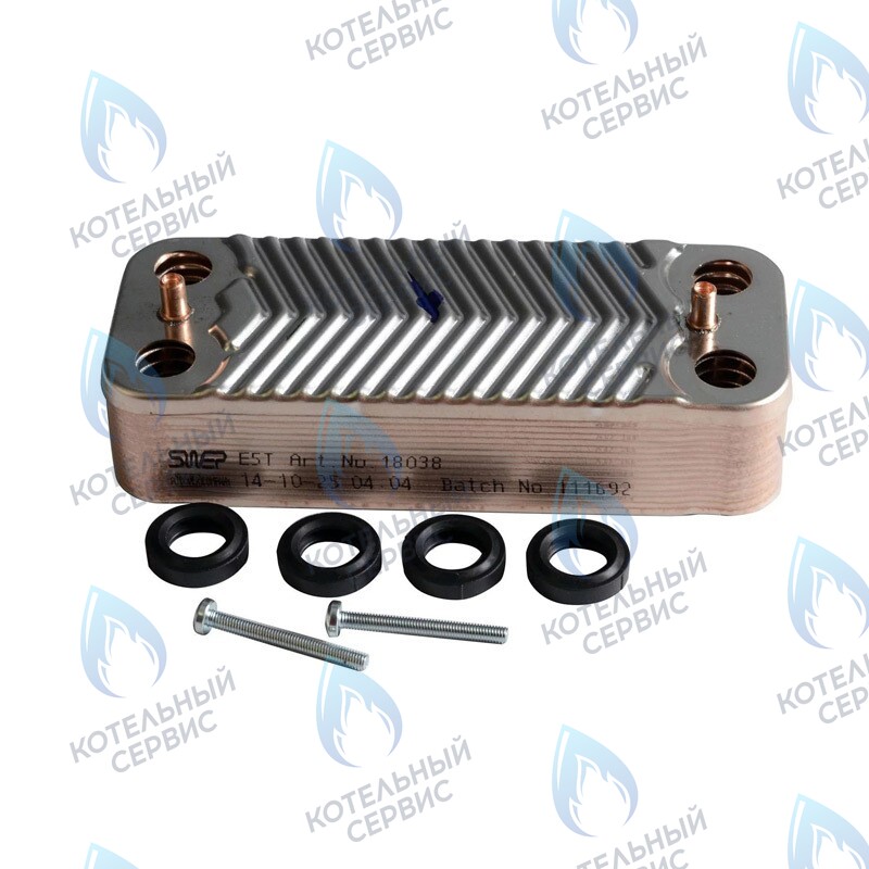 7825534 Теплообменник вторичный (14 пластин) Vitopend WH1B 30кВт в Екатеринбурге	