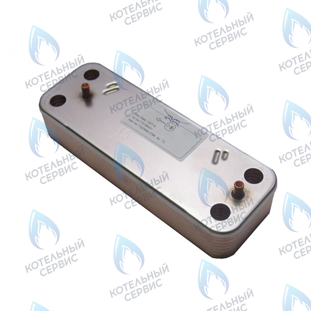 5686680 Вторичный пластинчатый теплообменник 14 пластин BAXI ECO, ECO-3, LUNA, LUNA (3, 3 Comfort) 280-310 Fi в Екатеринбурге	