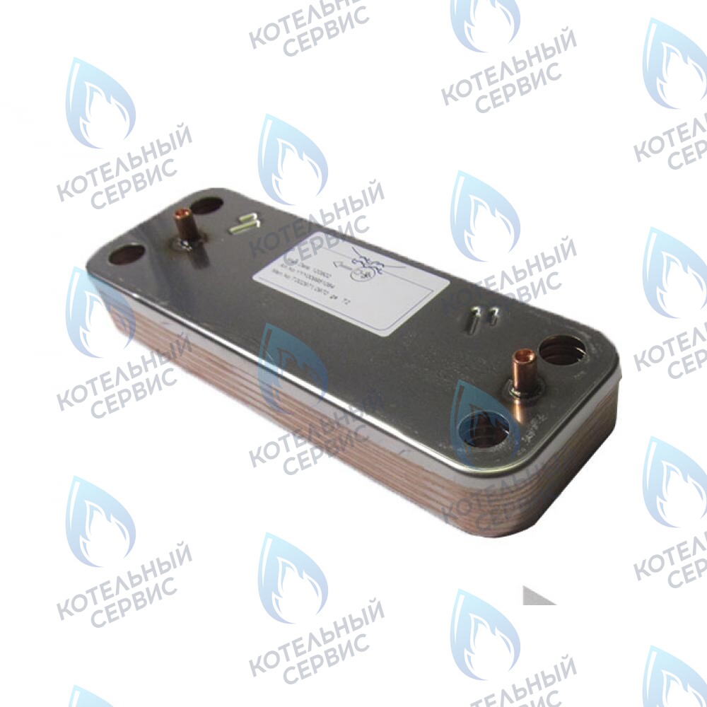 5686660 Теплообменник пластинчатый ГВС 10 пластин BAXI 24 кВт ECO ECO (COMPACT, 3, 3 COMPAT, FOUR, HOME, 4s, 5 COMPACT), FOURTECH в Екатеринбурге	