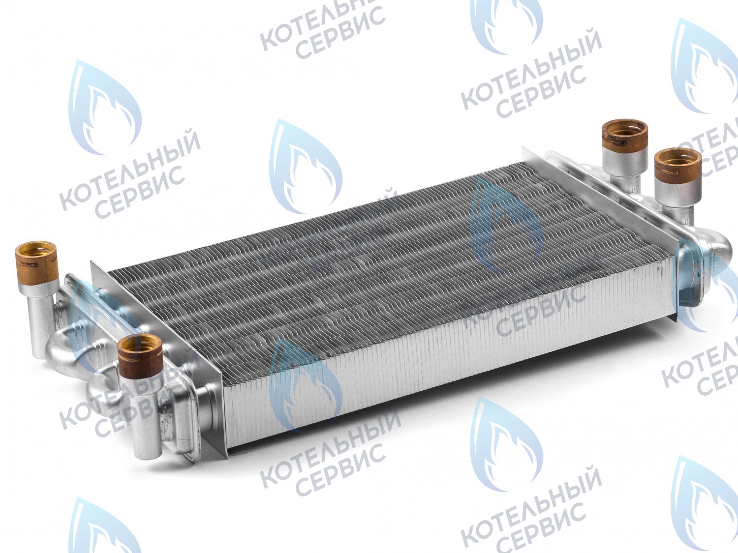 EB011-310 Теплообменник битермический 30 кВт 310мм GAZLUX Premium 30-T-1 (02-2003) в Екатеринбурге	