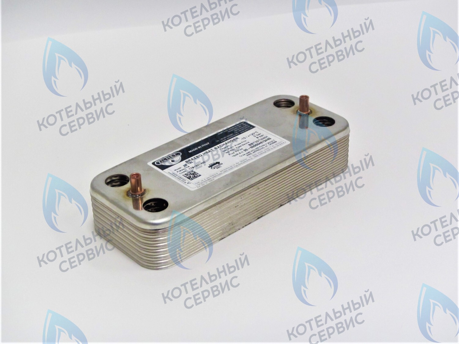 ES190P-154-14F-ZM Теплообменник  ГВС ZILMET вторичный 14 пластин в Екатеринбурге	