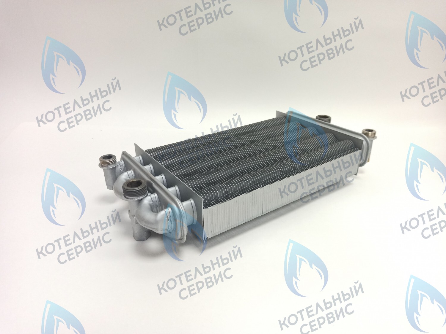 EB051-270-V Битермический теплообменник VALMEX FONDITAL, NOVA FLORIDA, ALPHATHERM,  PROTHERM (в комплекте есть заглушка для одного отверстия) 6SCAMBIM03, 0020025297 в Екатеринбурге	