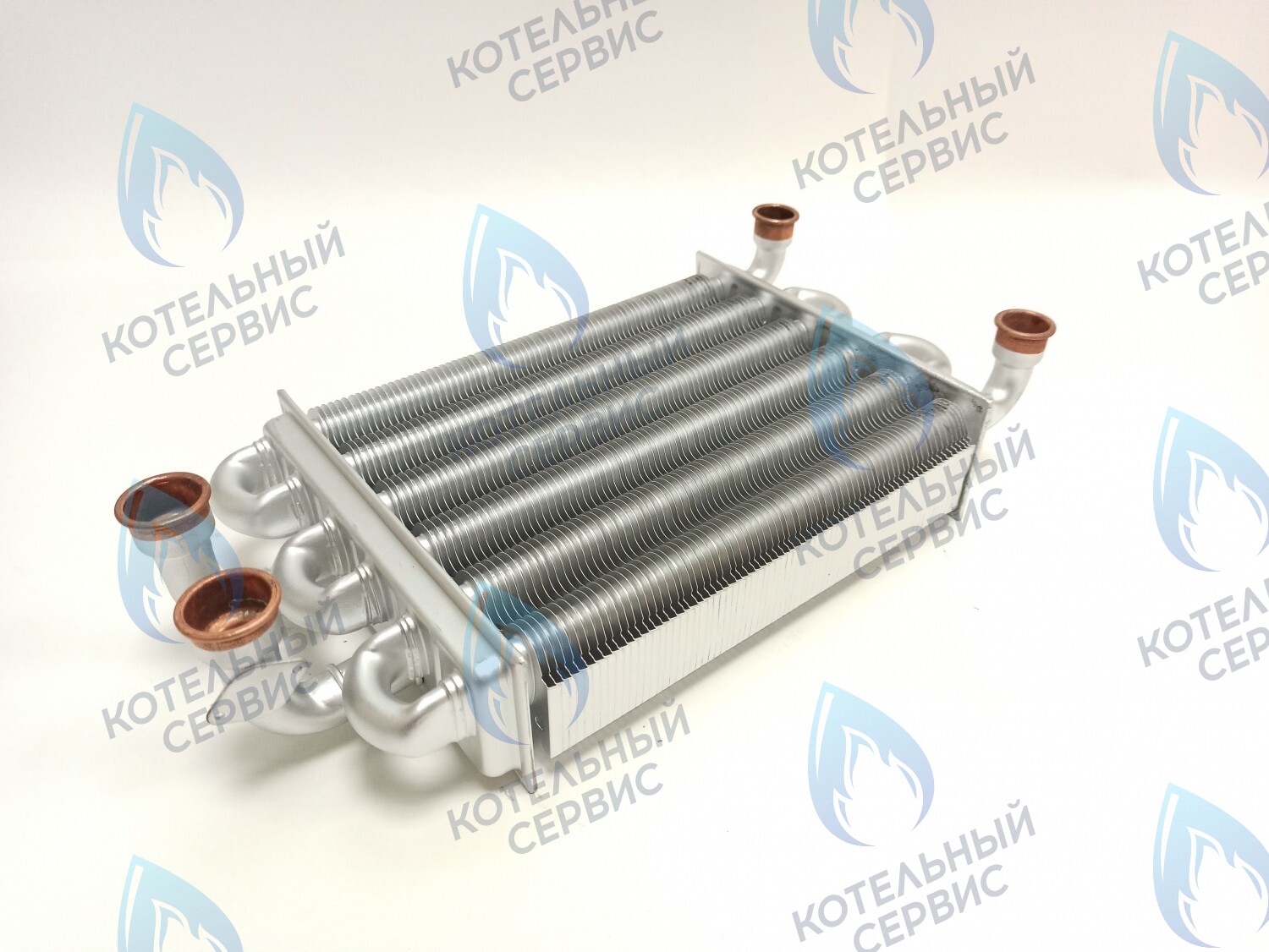 EB022-225 Теплообменник битермический BAXI/WESTEN Main Four 18, Quasar D24F 5700520 (225mm) в Екатеринбурге	
