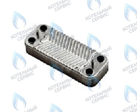 BI1181 122 Теплообменник ГВС (вторичный) 12 пластин  turbo FEDERICA BUGATTI в Екатеринбурге	