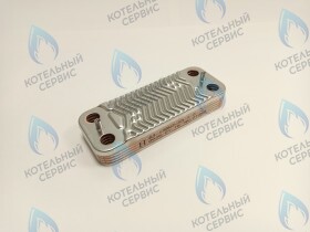 Теплообменник вторичный ГВС 12 пластин (WA.1 20, WA.2 20, WA.3 18/24, WA S 18/24, WA C 18/24) KITURAMI